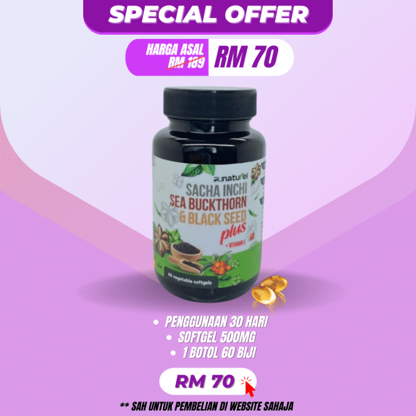 BUMP ORDER 1 BOTOL SOFTGEL SACHA INCHI EXTRA